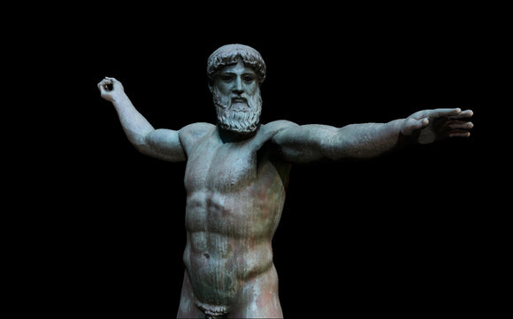 Artemision Bronze Sculpture 3D model